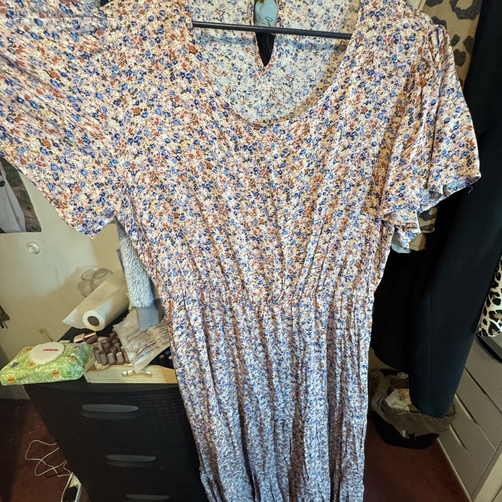Floral Print Women's Dress